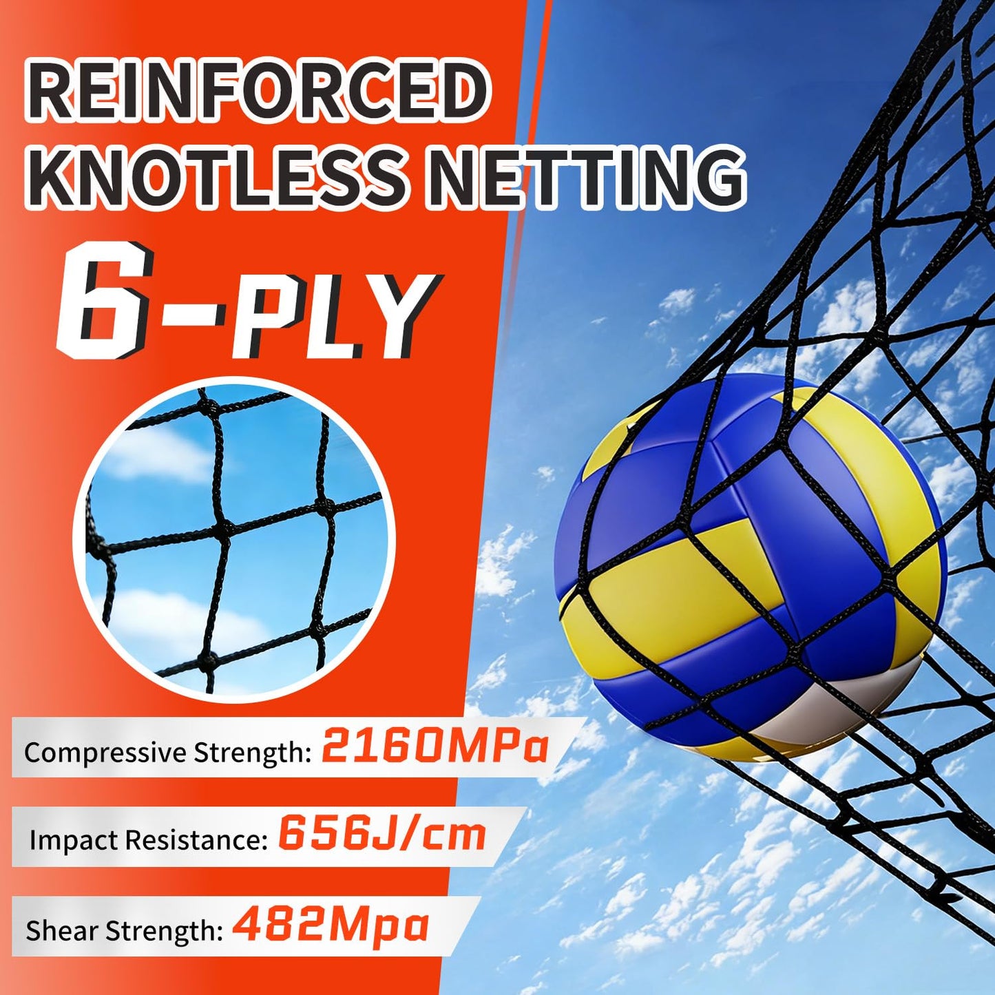 KuiBonu Volleyball Training Net System, Volleyball Training Equipment with Freely Height-Adjustable for Backyard, Volleyball Practice Net for Serving Setting Spiking, Includes Ball Kit and Carry Bag