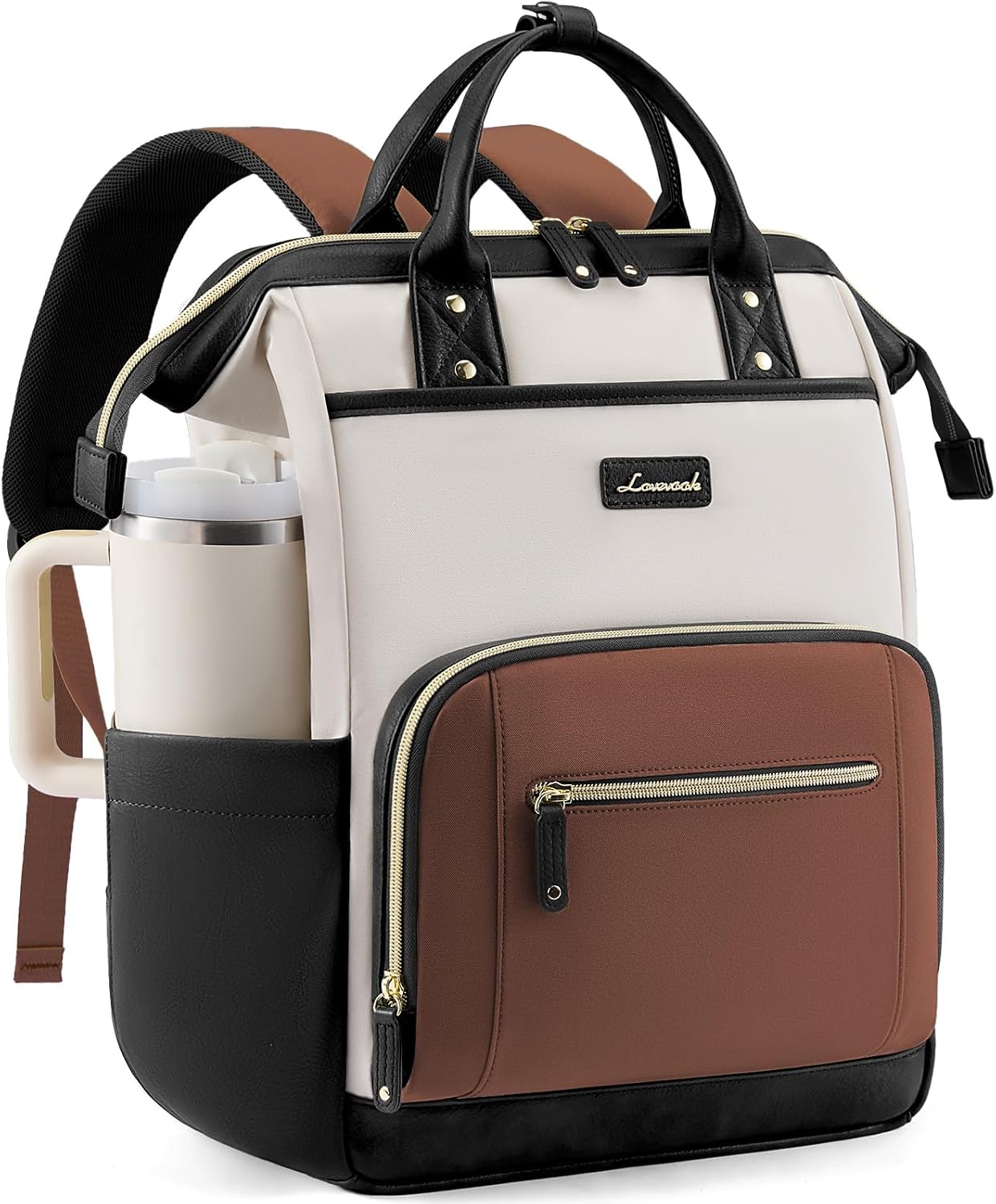Backpack Holder,17 inch Backpack Backpack LOVEVOOK Laptop for Women with Giant Tumbler Professional Nurse Teacher