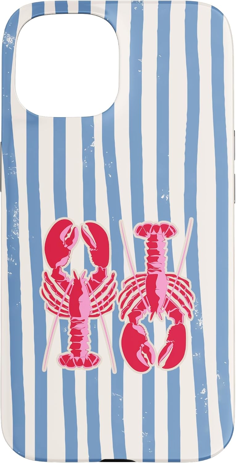 Cute Lobster European Summer Coastal Granddaughter 15 Lobster Fisherman Aesthetic La Dolce Vita Amalfi Coast Case