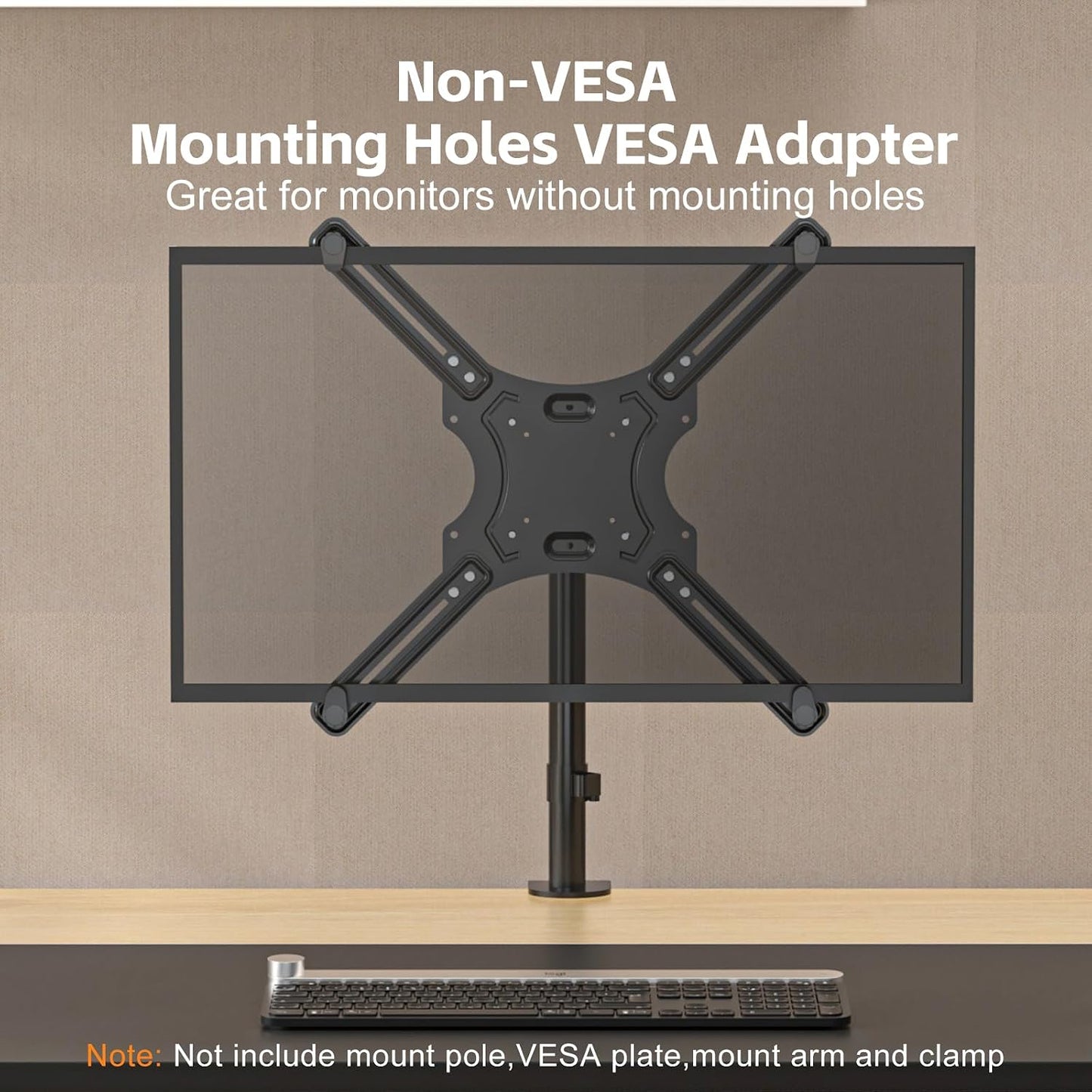 suptek 17 32 inch Universal VESA Mount Bracket Adapter Monitor Arm Mounting Kit for to Monitor Screen