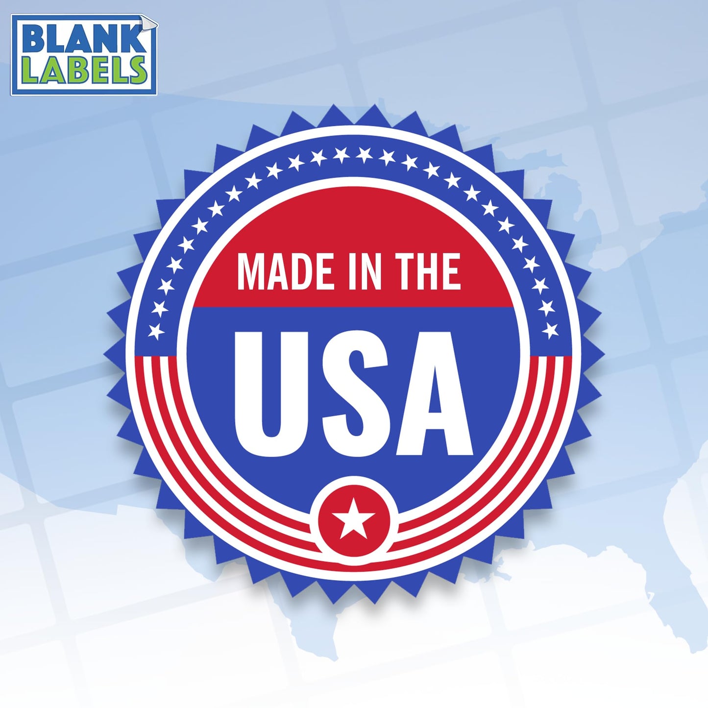 Blank Labels Shipping and Printer Labels 4" X 6.75" Thermal Transfer Label on 1" Cores with NO Perforations Between Labels | 250 Label Per Roll | Matte White 16 Rolls Total | 4,000 Label | Made in USA
