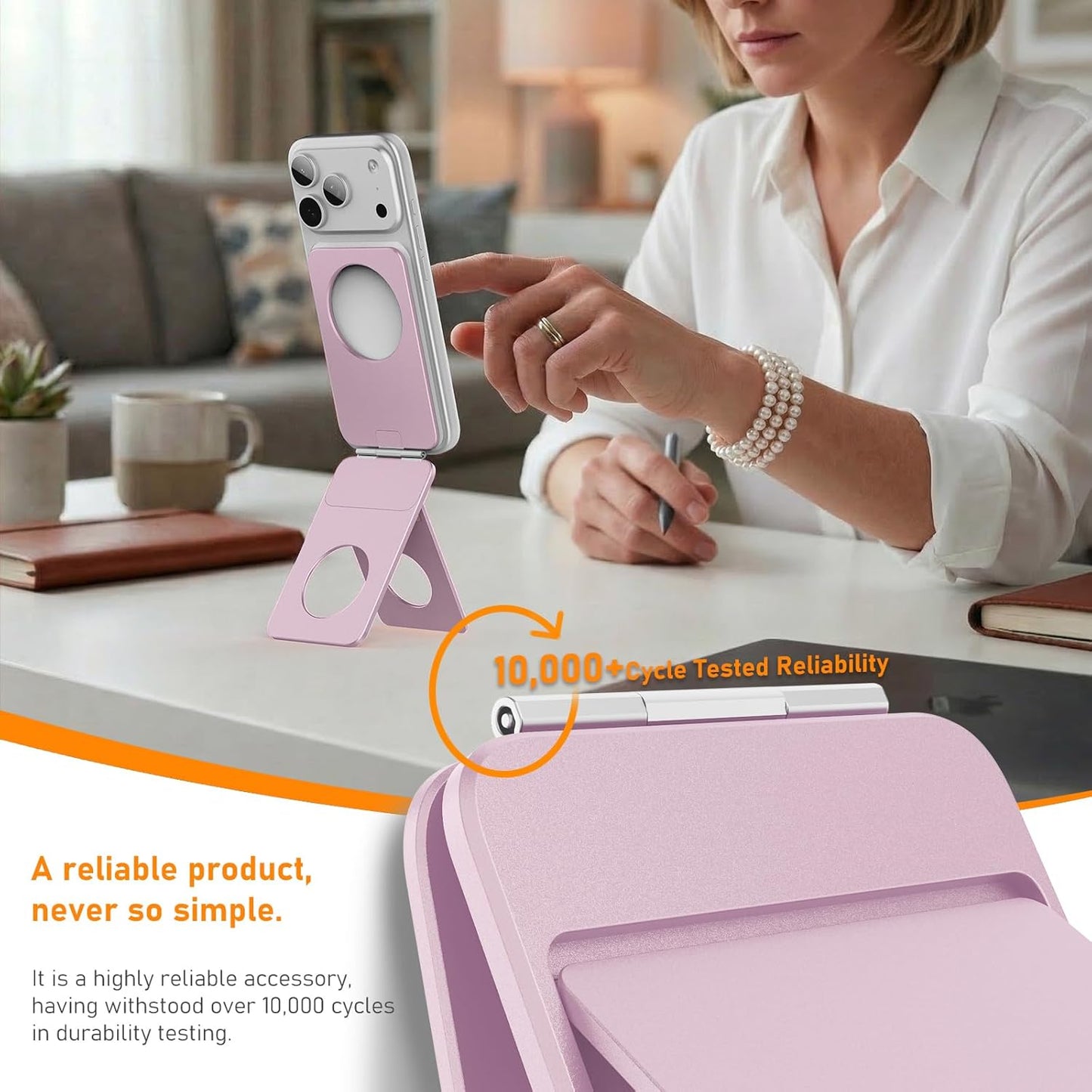 1ST IDEA 17/16/15/14/13/12 Magnetic Tripod for iPhone, Aluminium Phone Tripod Stand Compatible with Magsafe iPhone