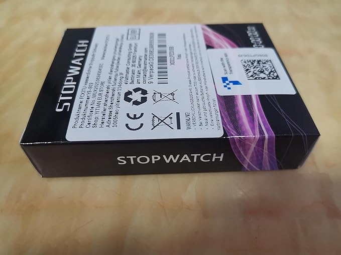 FCXJTU Digital Simple Stopwatch Timer, No Bells, No Alarm, Simple Basic Operation, Silent, Clear Display, ON/Off, Large Display for Swimming Running Training Kids Coaches Referees Teachers