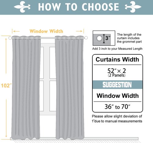ChrisDowa Blackout Curtains - Thermal Insulated Room Darkening Panels, 102 Inch Long, Biscotti Beige (Set of 2)