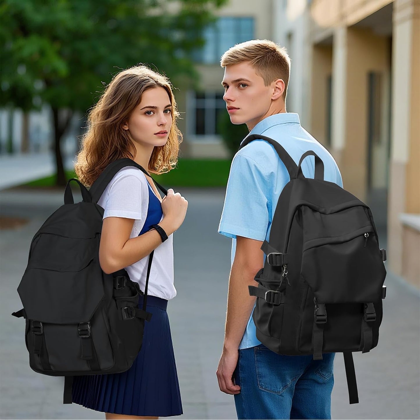 coowoz Daypack Backpack Casual Large upgraded version College Laptop for Men Women Water Resistant Lightweight School