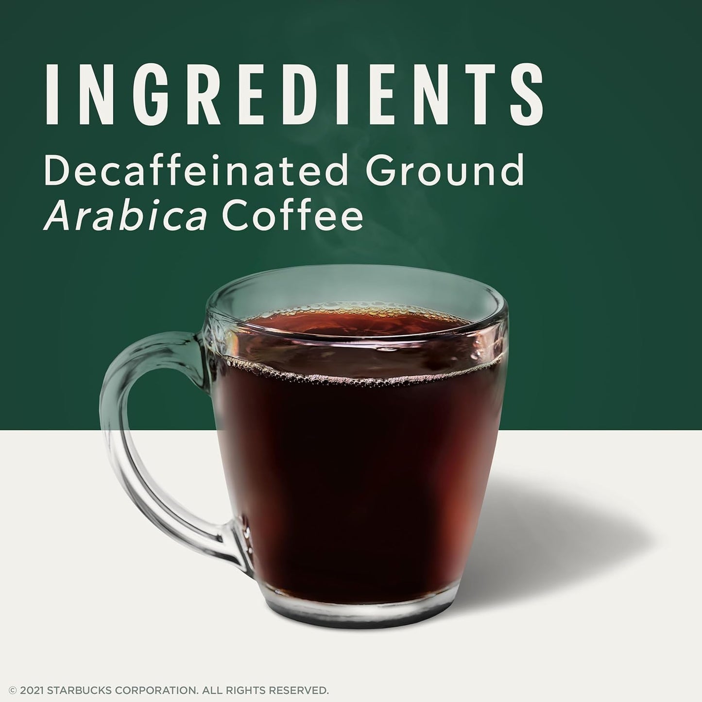 Starbucks Ground Coffee - Decaf Pike Place Roast | Medium Roast, 100% Arabica, 3 Bags (12 oz Each)