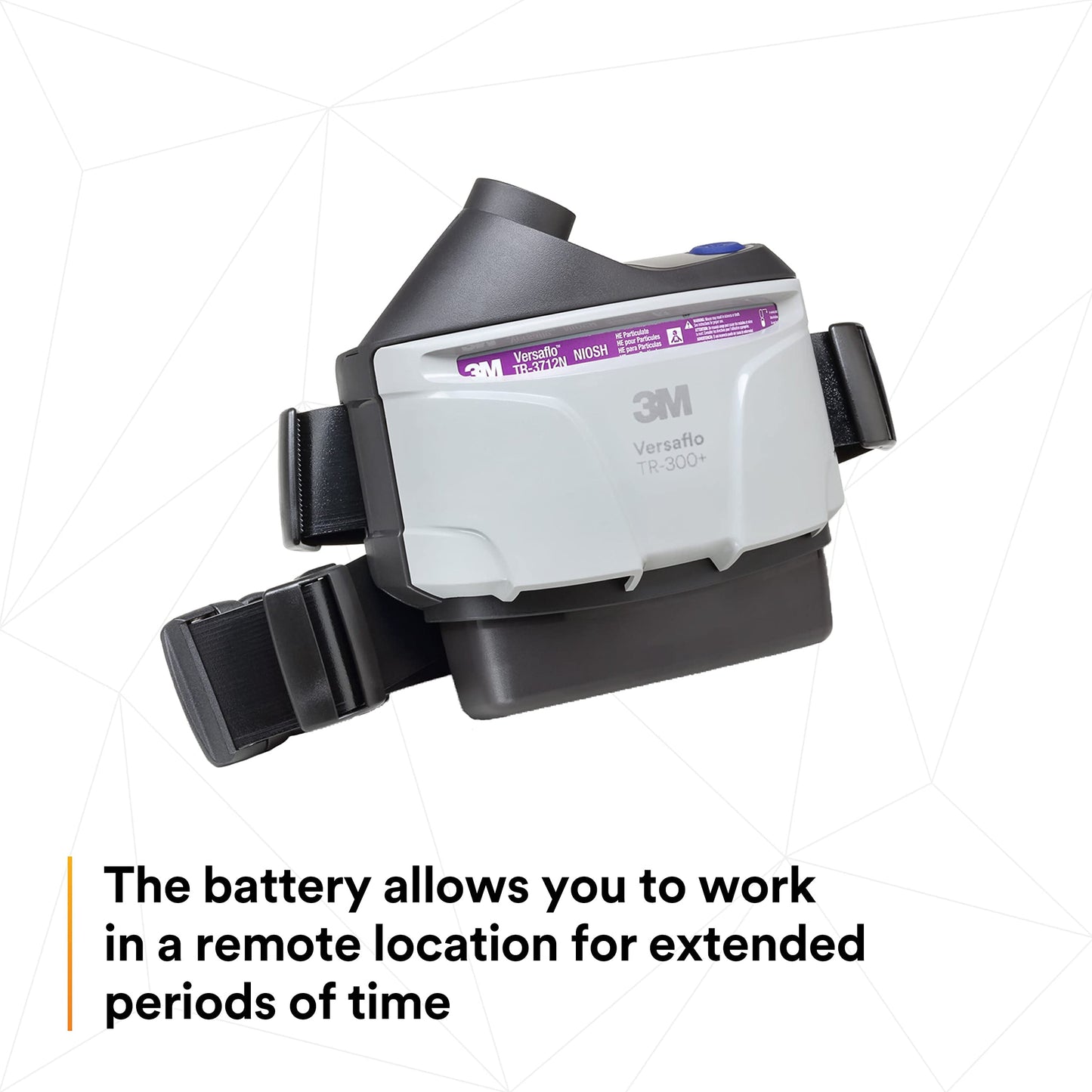 3M Versaflo PAPR Assembly TR-304N+; with Easy Clean Belt and High Capacity Battery; 1 ea/Case