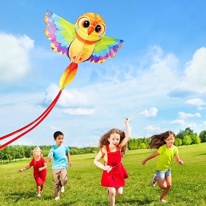 HENGDA KITE Animals Kite for Kids Beginners and Adults Cute Design High Definition Printing Easy to Carry