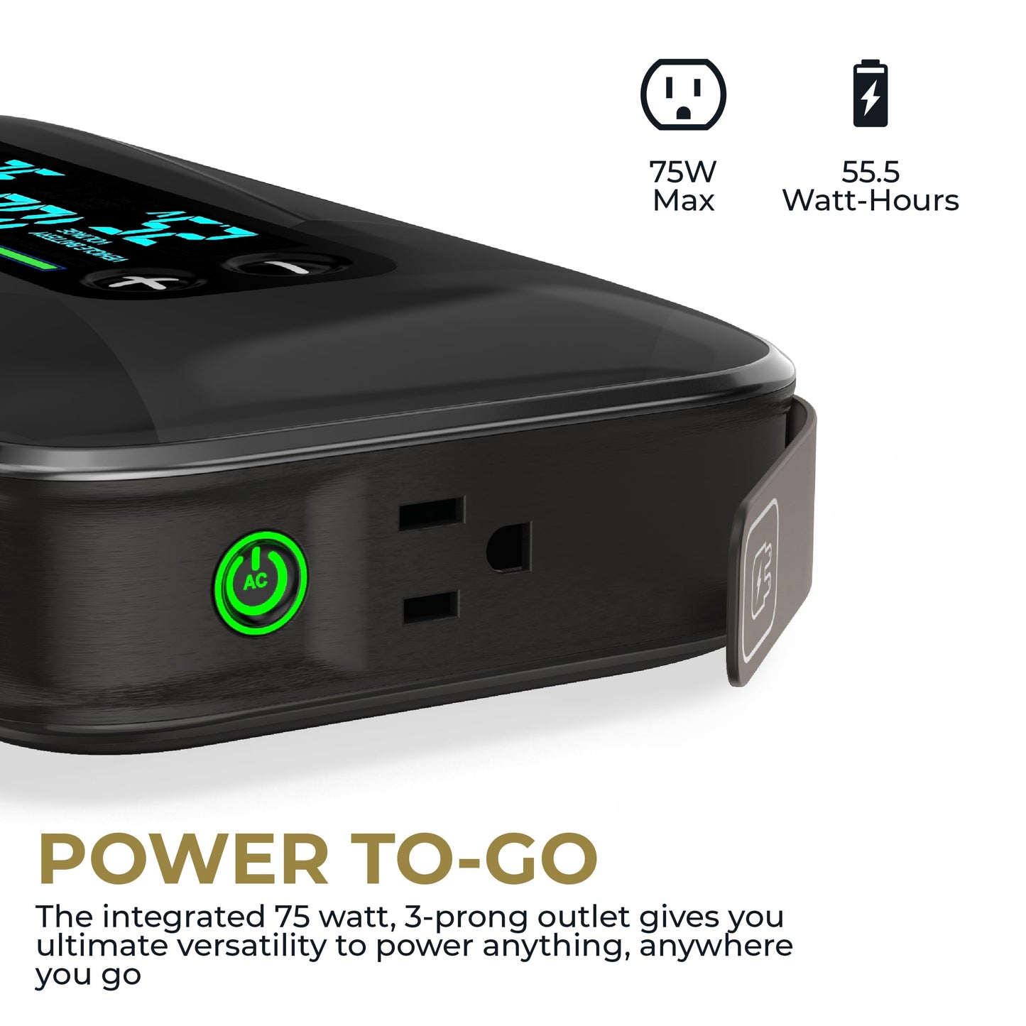 HALO Bolt Ultimate 3 Portable Car Battery Jump Starter | 130 PSI Air Compressor, 55.5Wh USB Power Bank, Large Display, Emergency Floodlight & Charger, Jumps Cars SUVs & Trucks, Inflates Tires — Cobalt