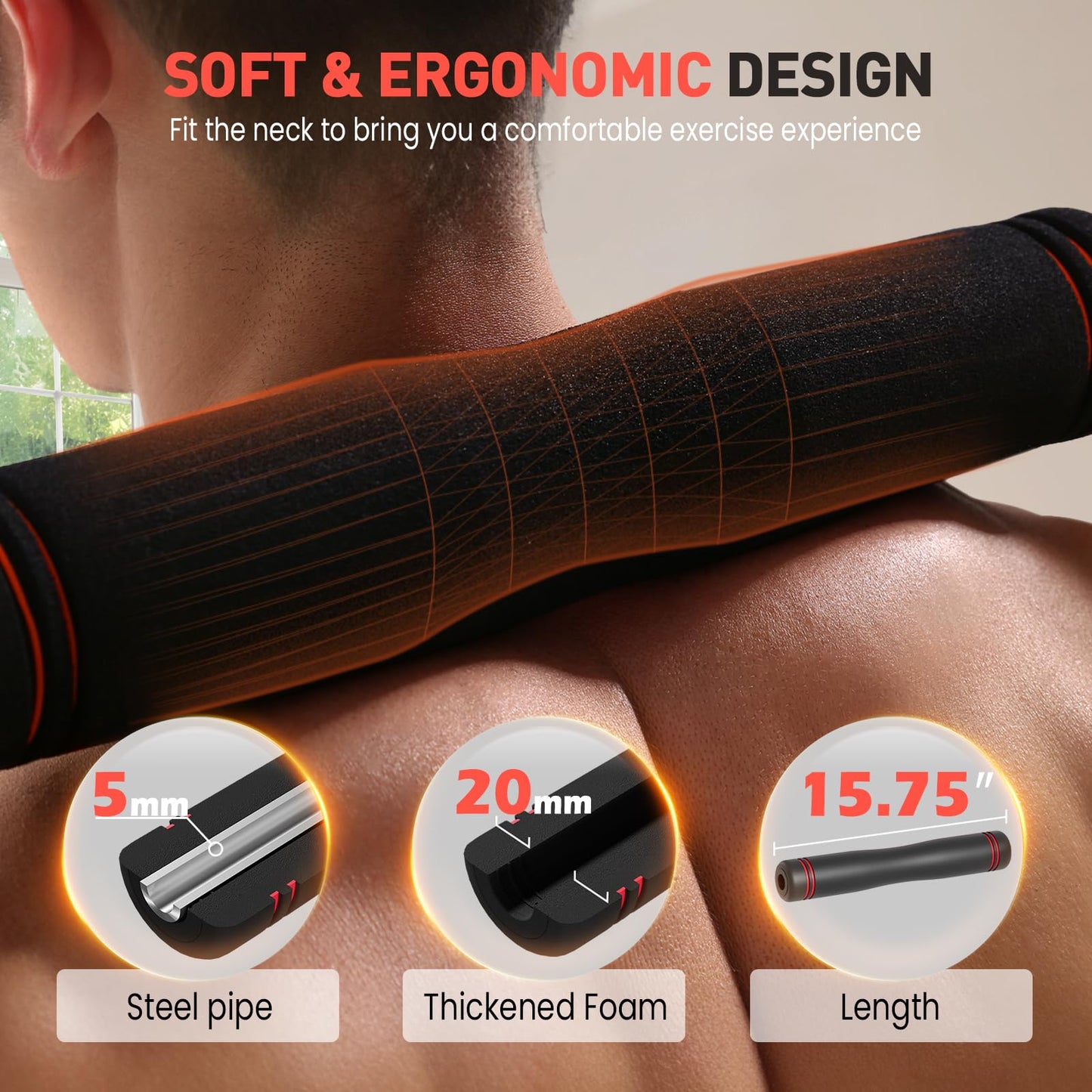 UKEEP Adjustable Dumbbells Set, 20/30/40/60/80lbs Free Weight Set with Connector of 2 Convertible to Barbell, Fitness Exercises for Home Gym Suitable Men/Women