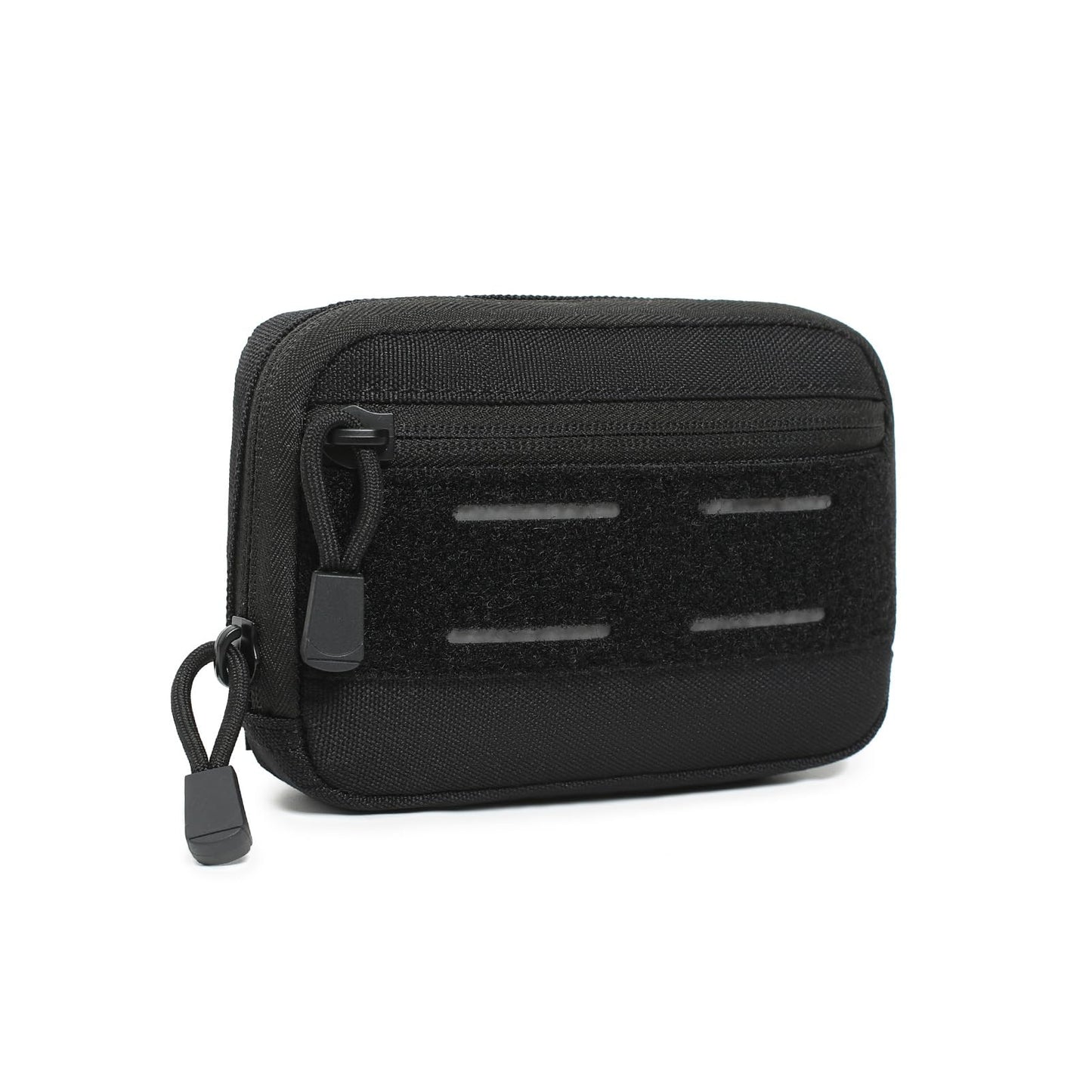 Mini Heavy Duty Tactical Belt Pouch for Men - Small Molle Pouch,Tactical Admin Pouch Compact EDC Utility Gadget Gear Pouches for Traveling, Hiking (Black-1 Pack)