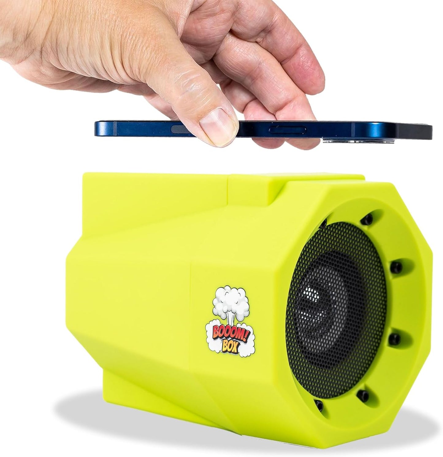 Mad Man Set Phone Volume Amplifier Sound Booster - No Bluetooth or Cables, Smartphone on Speaker to Amplify Audio
