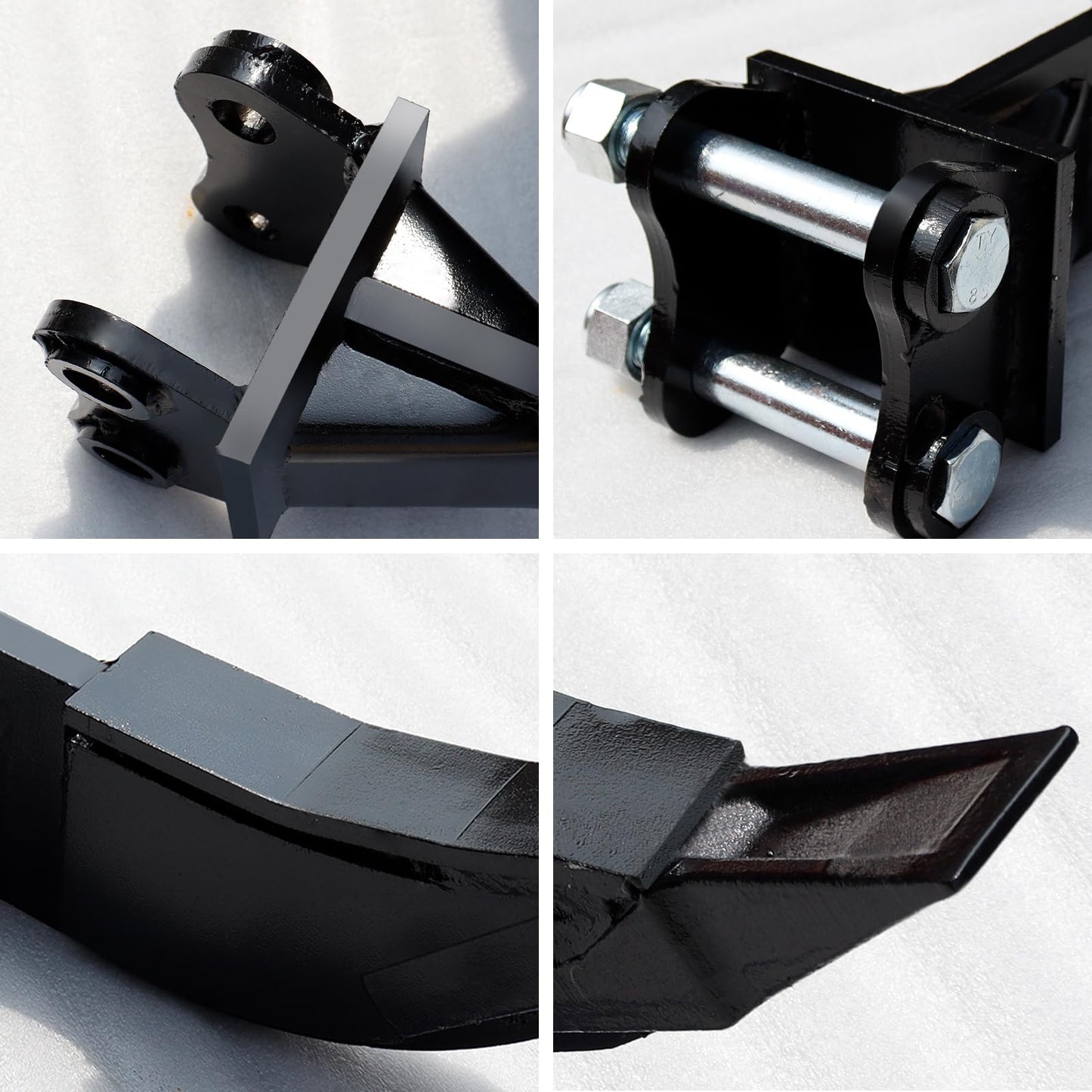 DANWIWEE Mini Excavator Accessories Ripper, Single Hook Backhoe, Span: 3.54in,Hole Diameter: 0.98in,Center Wheelbase: 3.46in, Suitable for Mini Excavators for 1 to 1.5 Tons