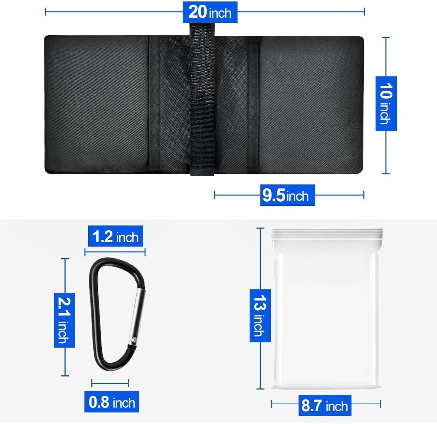 -4 Packs Set(Black) EMART Heavy Duty Sandbag Photo Studio Weight Bag Saddlebag Design for Photography Light Stand