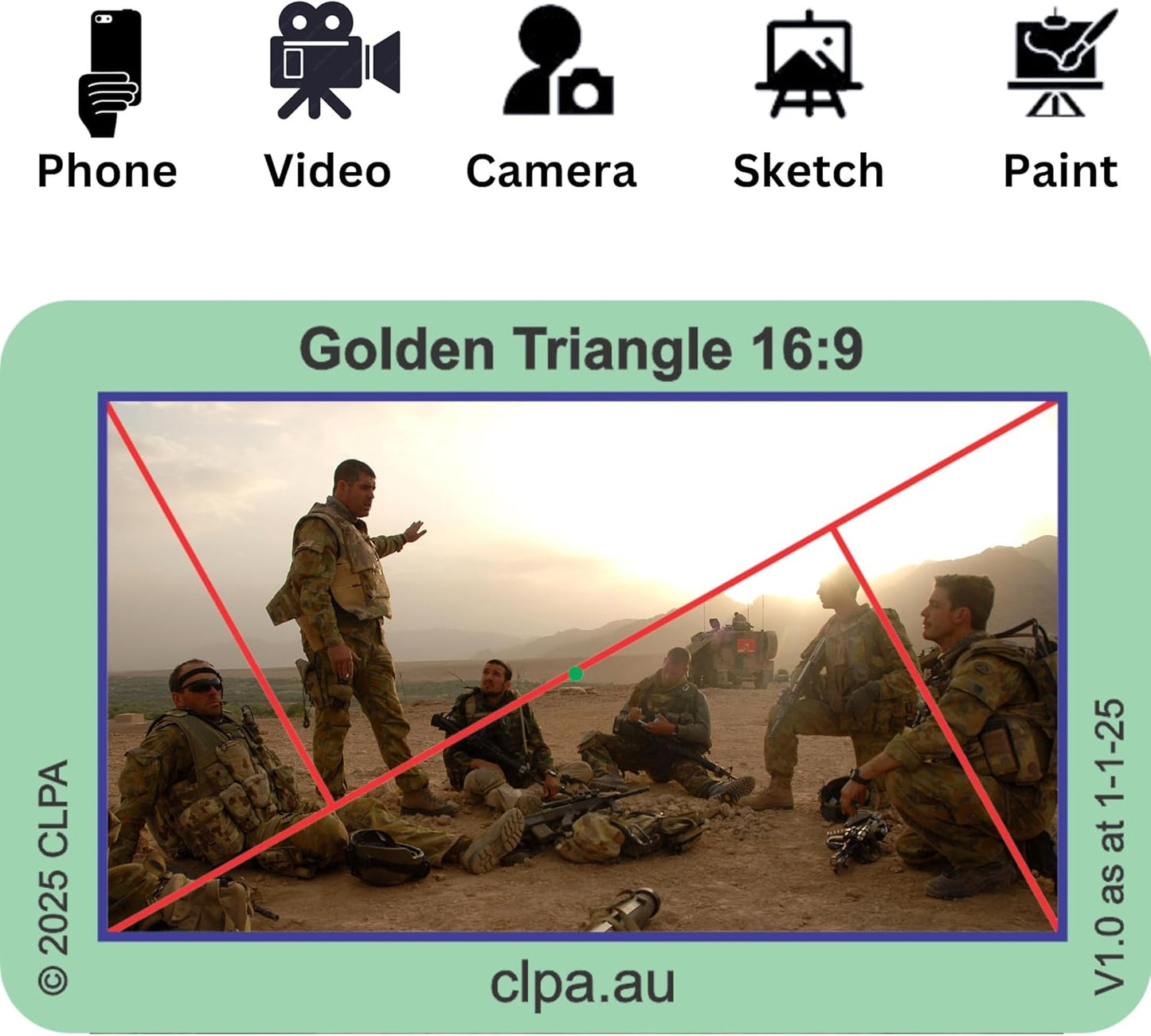3:2, 4:3 16:9 Golden Triangle Viewfinder Artist Viewfinder for Drawing and Photography Composition Viewfinder and Made