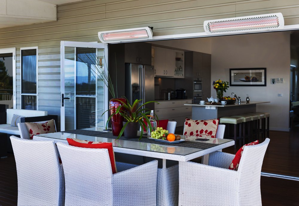 Bromic Smart-Heat Tungsten Electric 4000W Radiant Patio Heater, White, Model BH0420012