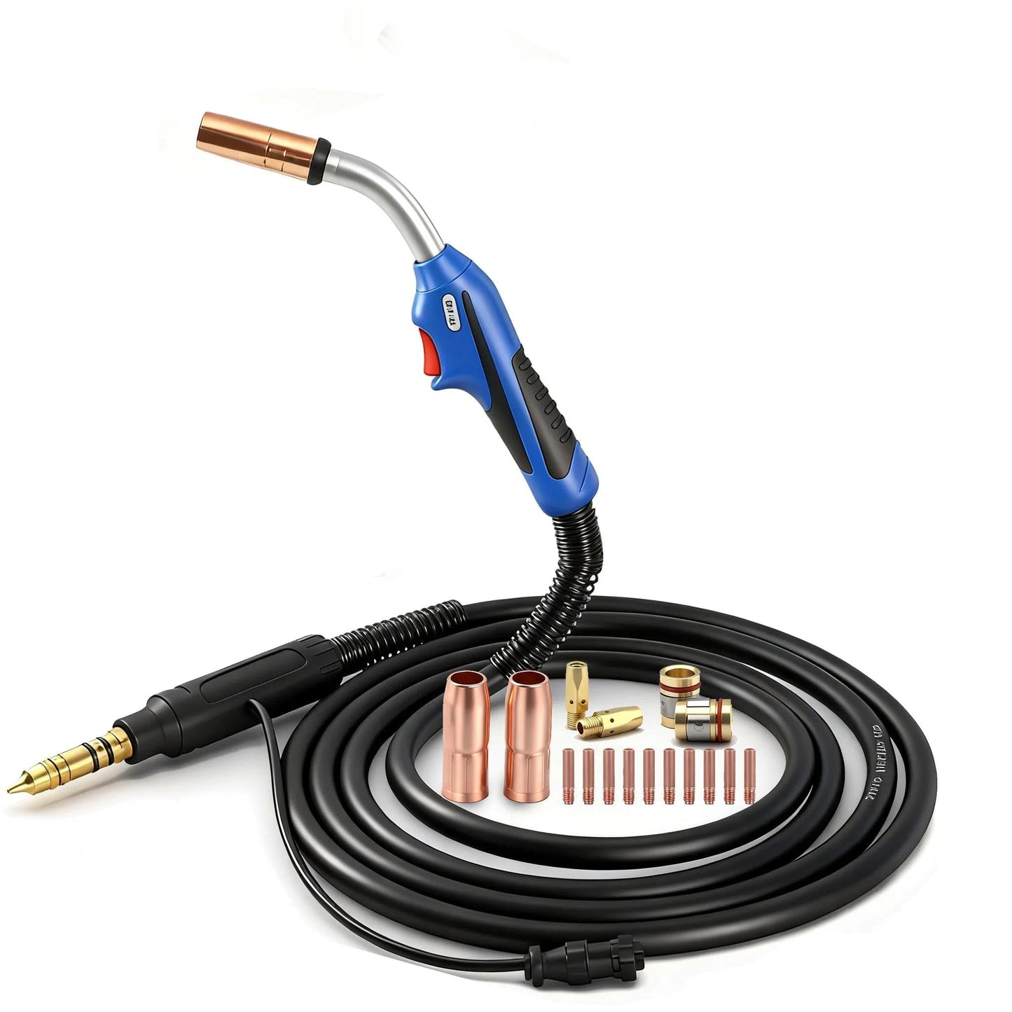 15ft Eddyweld Heavy Duty Mig Gun 250A Mig Welding Gun Compatible with Miller M25 M-25 Millermatic 200, 210, 212, 250, 250X, 251, 252 Miller Torch, Give away .045 parts kits