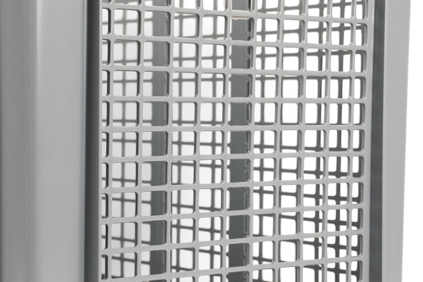 Hudson Exchange 12 x 16 x 8" (4 Pack) Mesh Straight Wall Handled Storage Container Tote, Gray