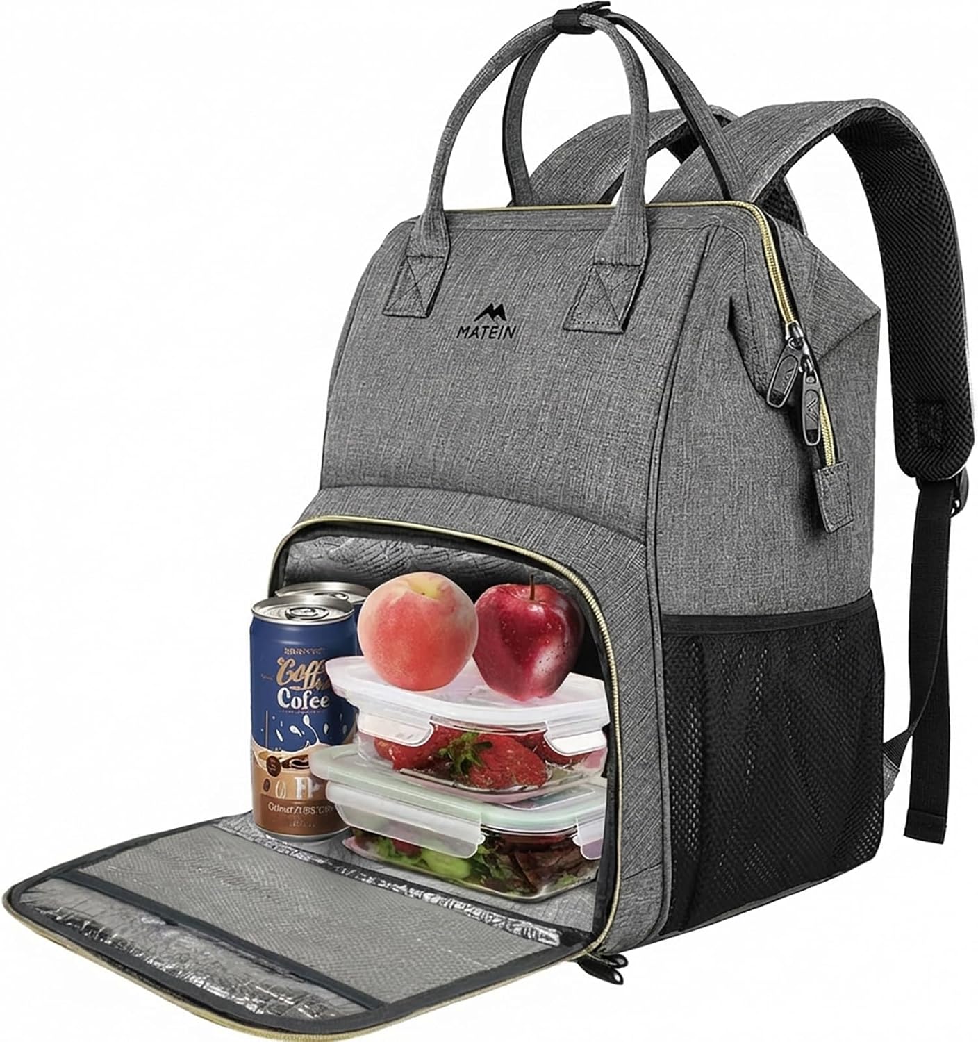 Backpack 15.6 Inch Backpack Backpacks MATEIN Lunch for Women, Laptop with Lunch Compartment, Lightweight Work
