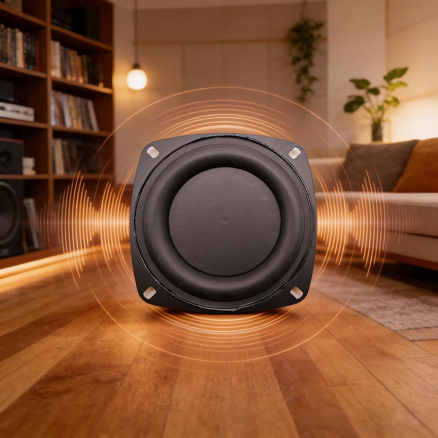 FBHDZVV 2Pcs 3 Inch 3in Bass Passive Radiator Speaker Woofer Vibration Membrane Diaphragm Auxiliary Universal