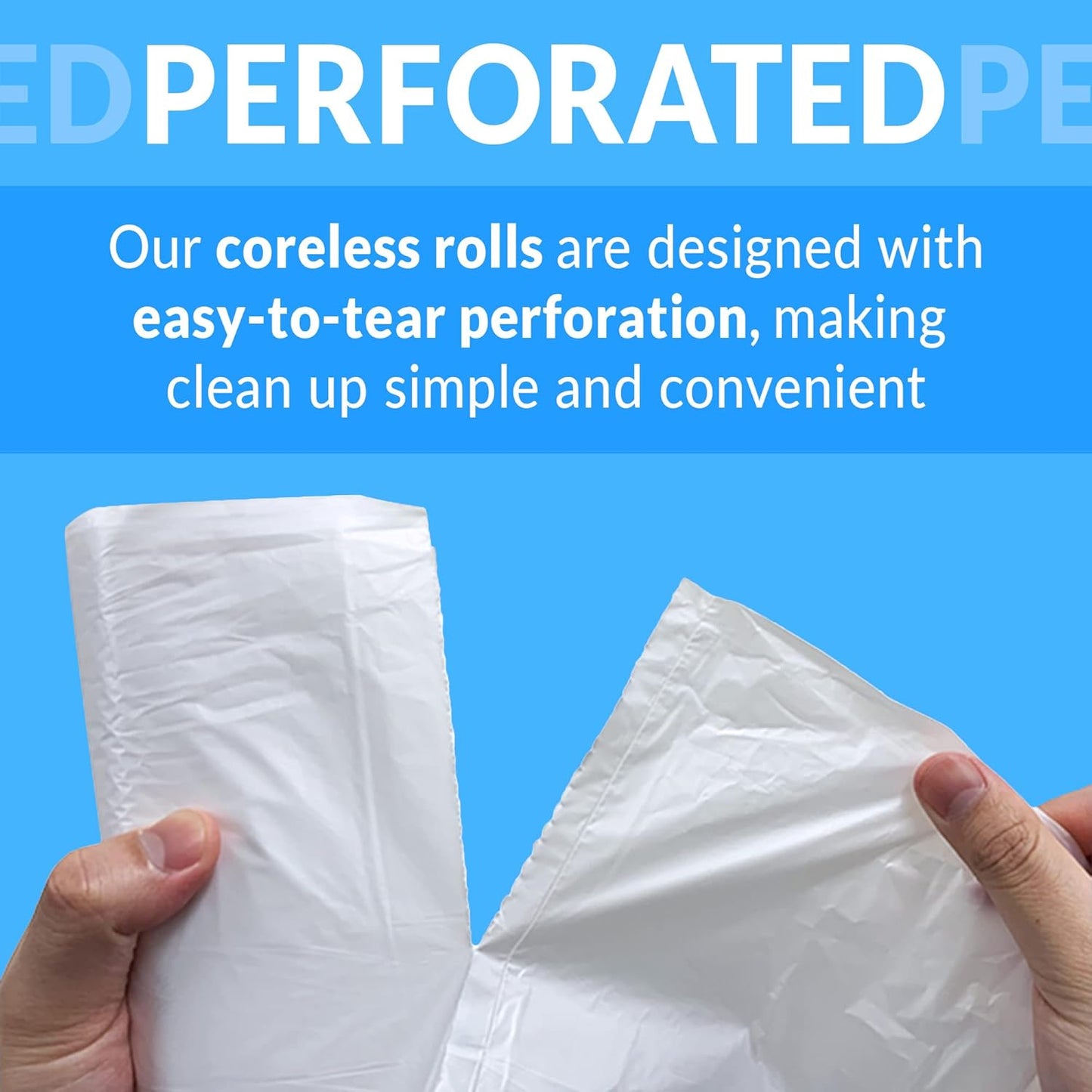 Reli. SuperValue 13 Gallon Trash Bags - 1000 Count Bulk | Clear Tall Kitchen Can Liners