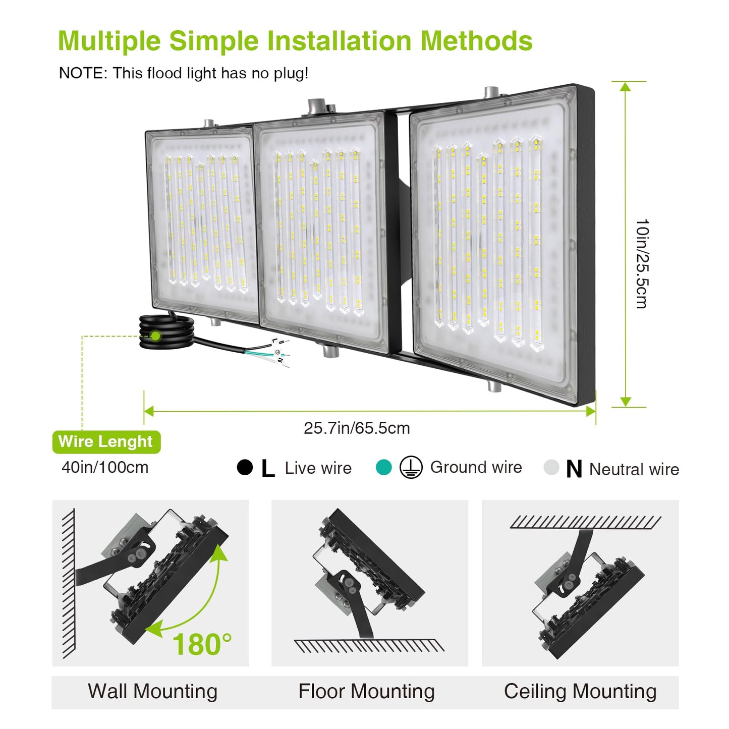 STASUN Flying Series Max - 600W 60,000ml Dusk to Dawn LED Flood Light, 6000K Super Bright Outdoor Lighting, IP66 Waterproof, Wide Angle, Stadium Light for Arena Court Parking Lot