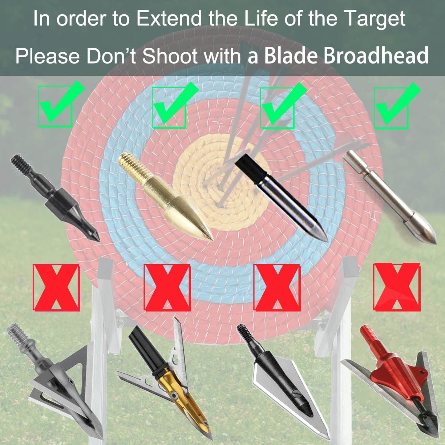 DOSTYLE Archery Targets Traditional Solid Straw Round Archery Target Shooting Bow Coloured Rope Target Face Three Layers for Shooting Practice