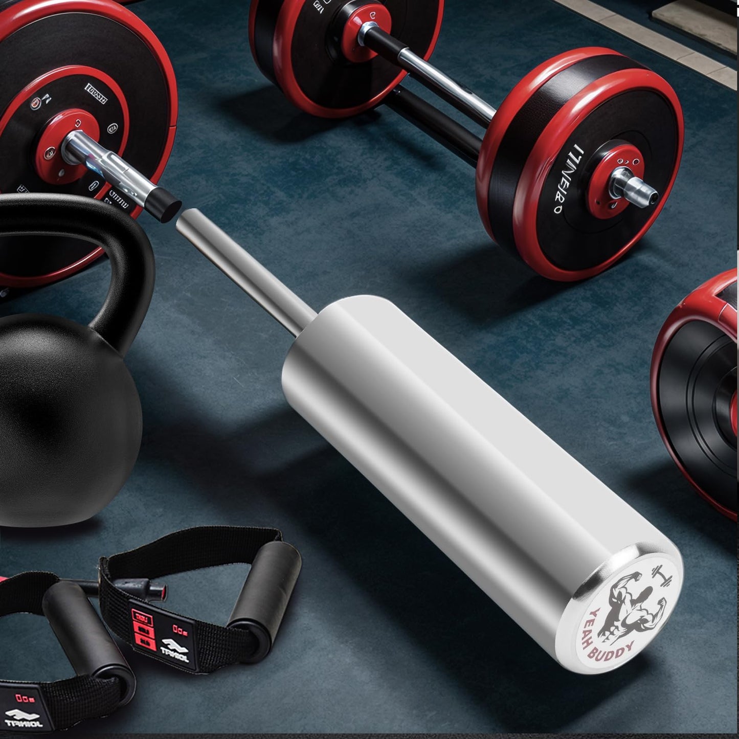 EDAGBHD Weight Stack Pin Extender for Gym Cable Machine & Home Gym, Ø 10 mm, Allowing Additional Olympic Weight Plates, Made of Durable Steel for Secure and Long-Lasting Use