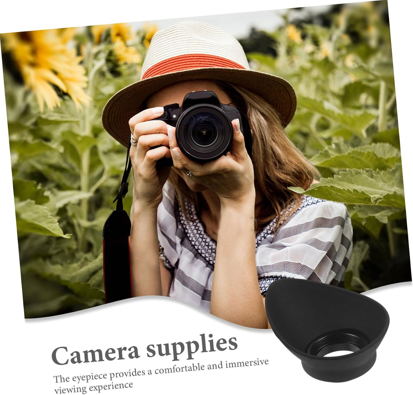 Durable Eyecup Replacement for Enhanced Comfort - Compatible with Multiple Camera Models