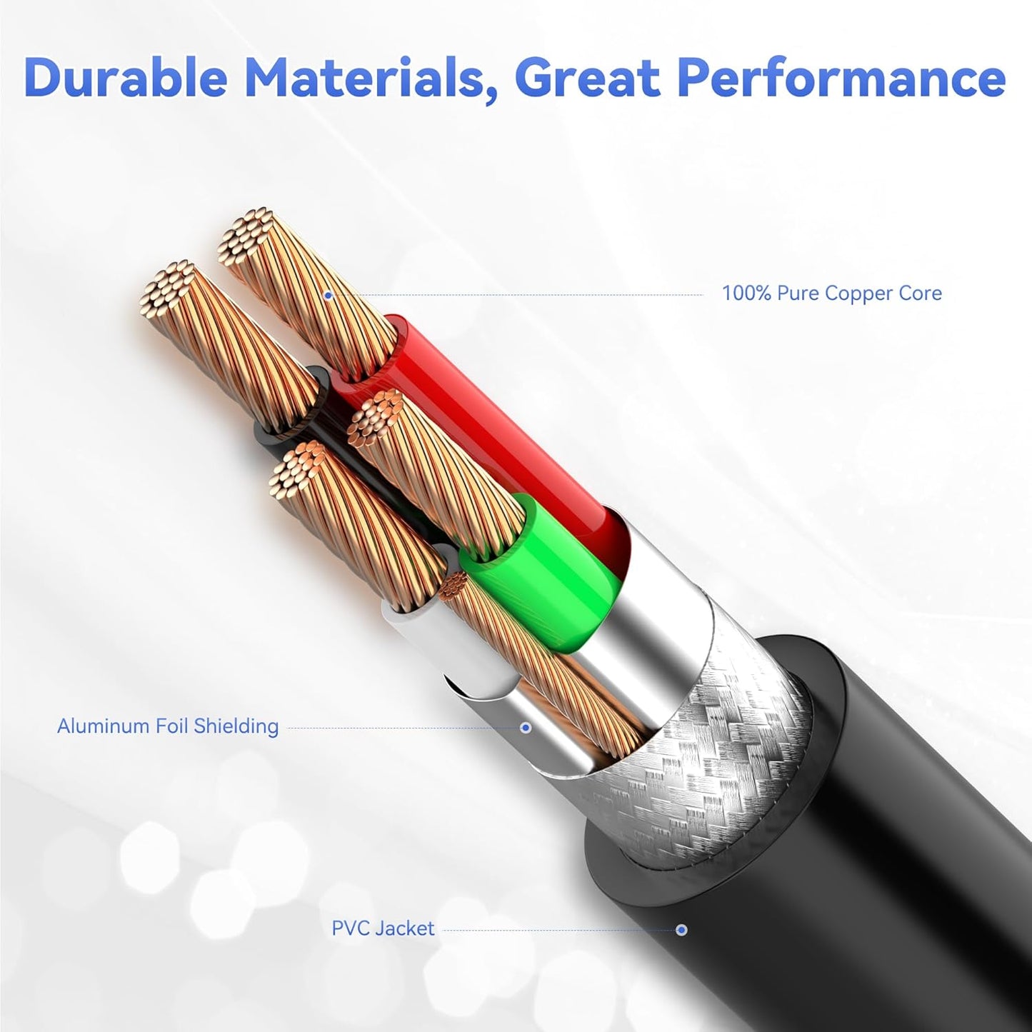 5FT(10 Pack), 2.0 Headset USB Extender Cord USB Extension Cable, USB A Male to Female, Compatible for USB Flash Drive