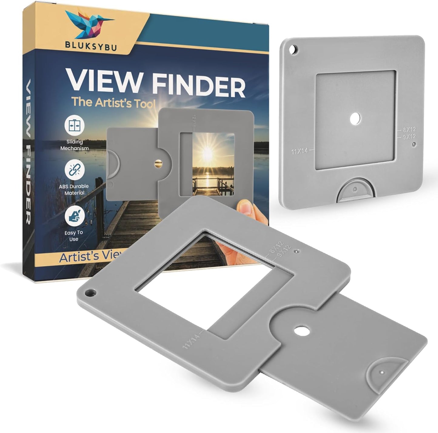 ViewFinder & Color Isolation ViewCatcher Sliding Mechanism - Custom Viewfinder & View Finder for Artists | Artist