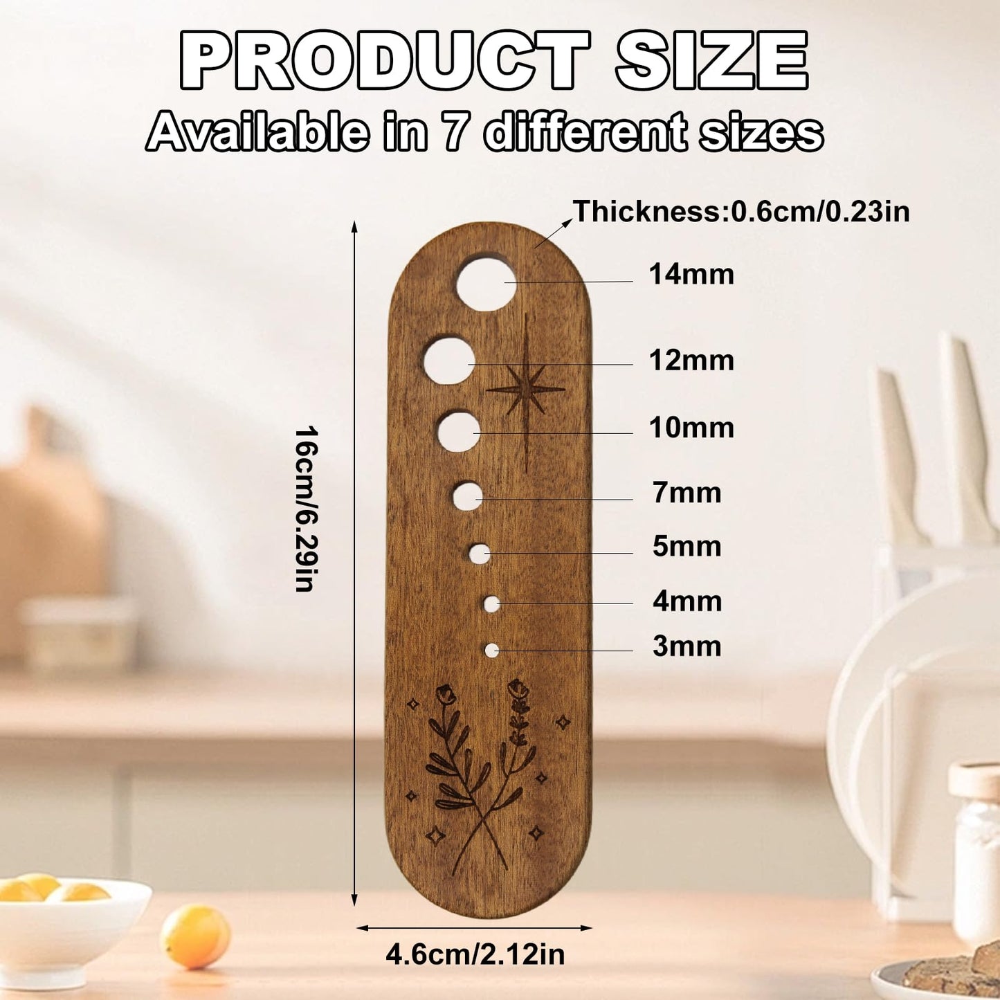 2Pcs Wooden Vegetable Leaf Separator, Pottery Herb Stripper Tool Supplies, Fun Kitchen Gadgets, Exquisite Herb Stripper Bowl Gifts for the Kitchen Suitable for Home Use & Chefs