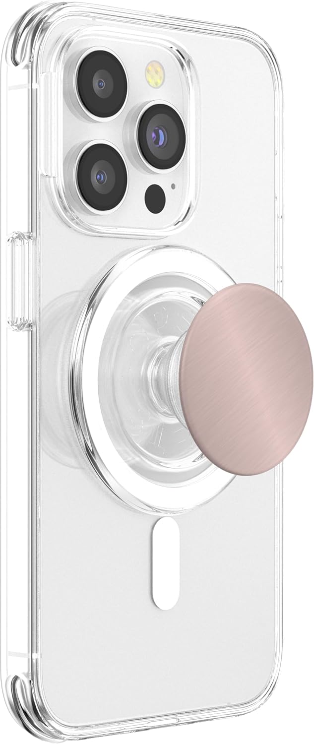 Brush Rose Gold MagSafe-Compatible PopGrip