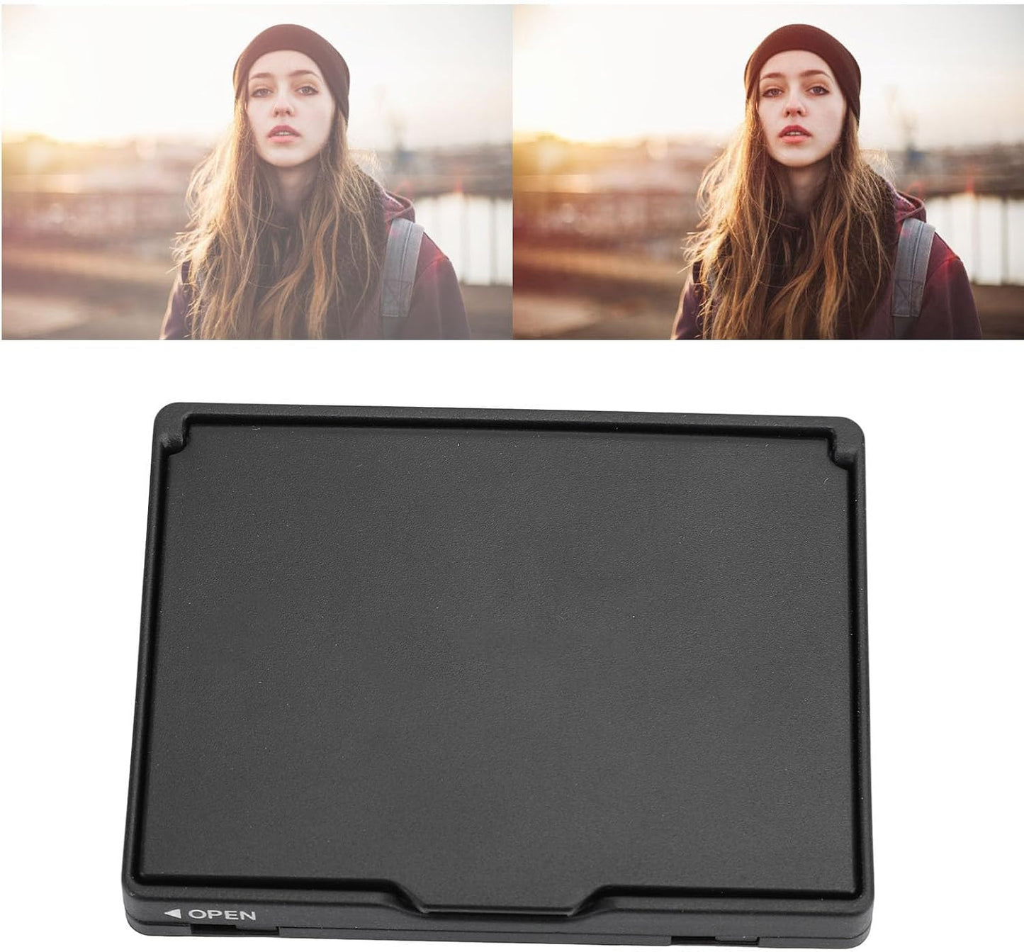 Yunseity A7, A7M2, A7R2, A7M3, A9 Camera LCD Sun Shade Sun Hood, ABS Folding Viewfinder Screen Protector Hood