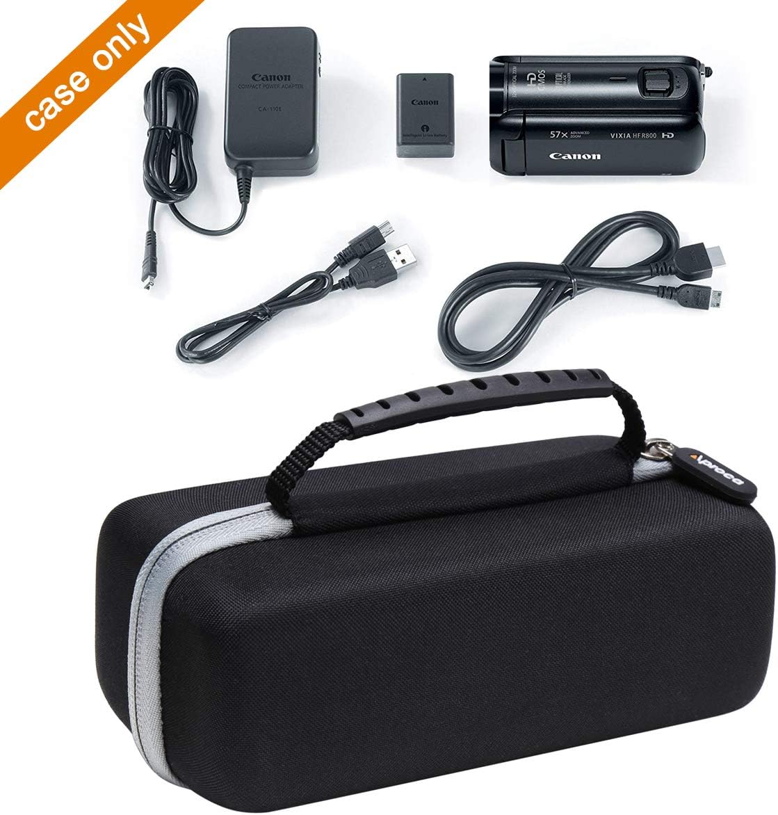 R800 R700 Aproca Case Compatible with kimire/ZYDIIE/Suttie/Canon VIXIA HF Digital Camera Recorder, Portable Storage Bag