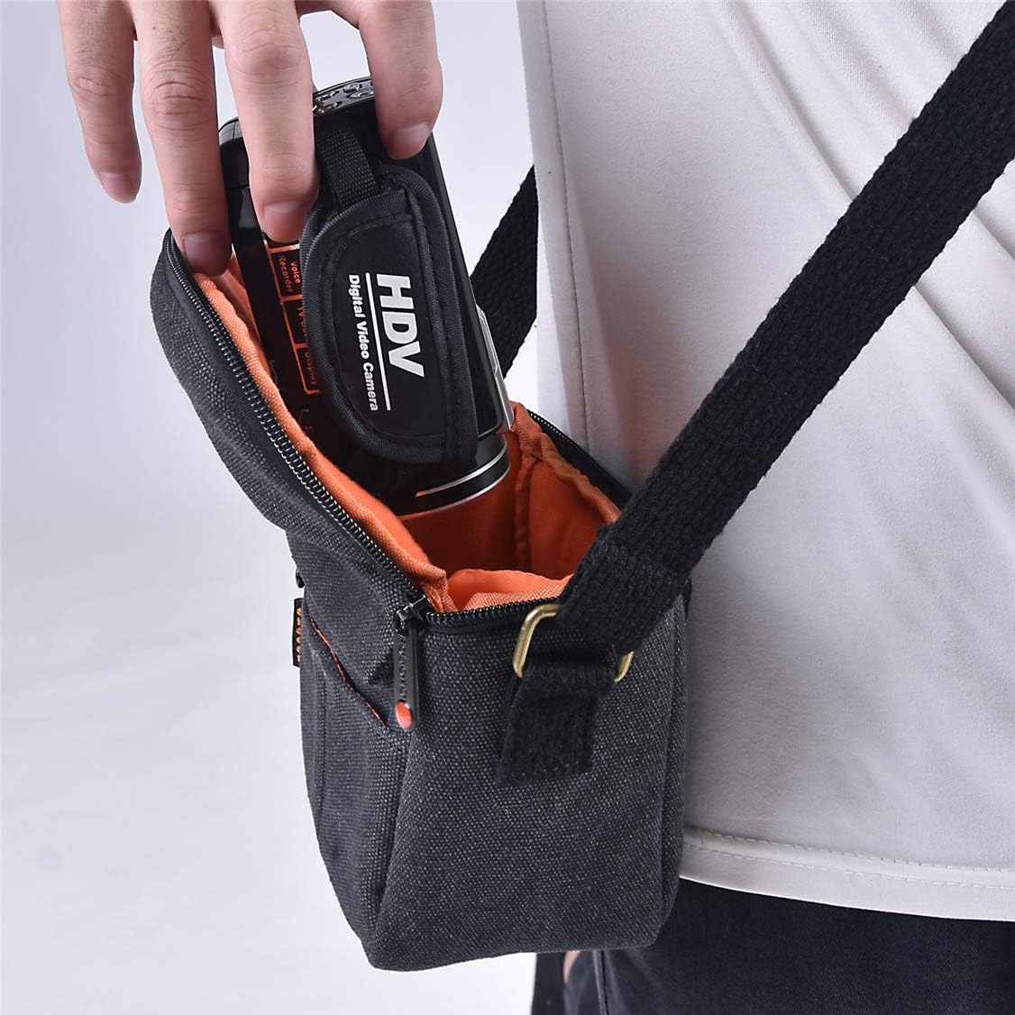 FOSOTO SX740 SX540 G7X G9X a6000 a6100 a6400 A6500 RX100 DSC-W830 W800 GX85 XE3 L340 L31 J5 Camera Case Bag for Canon