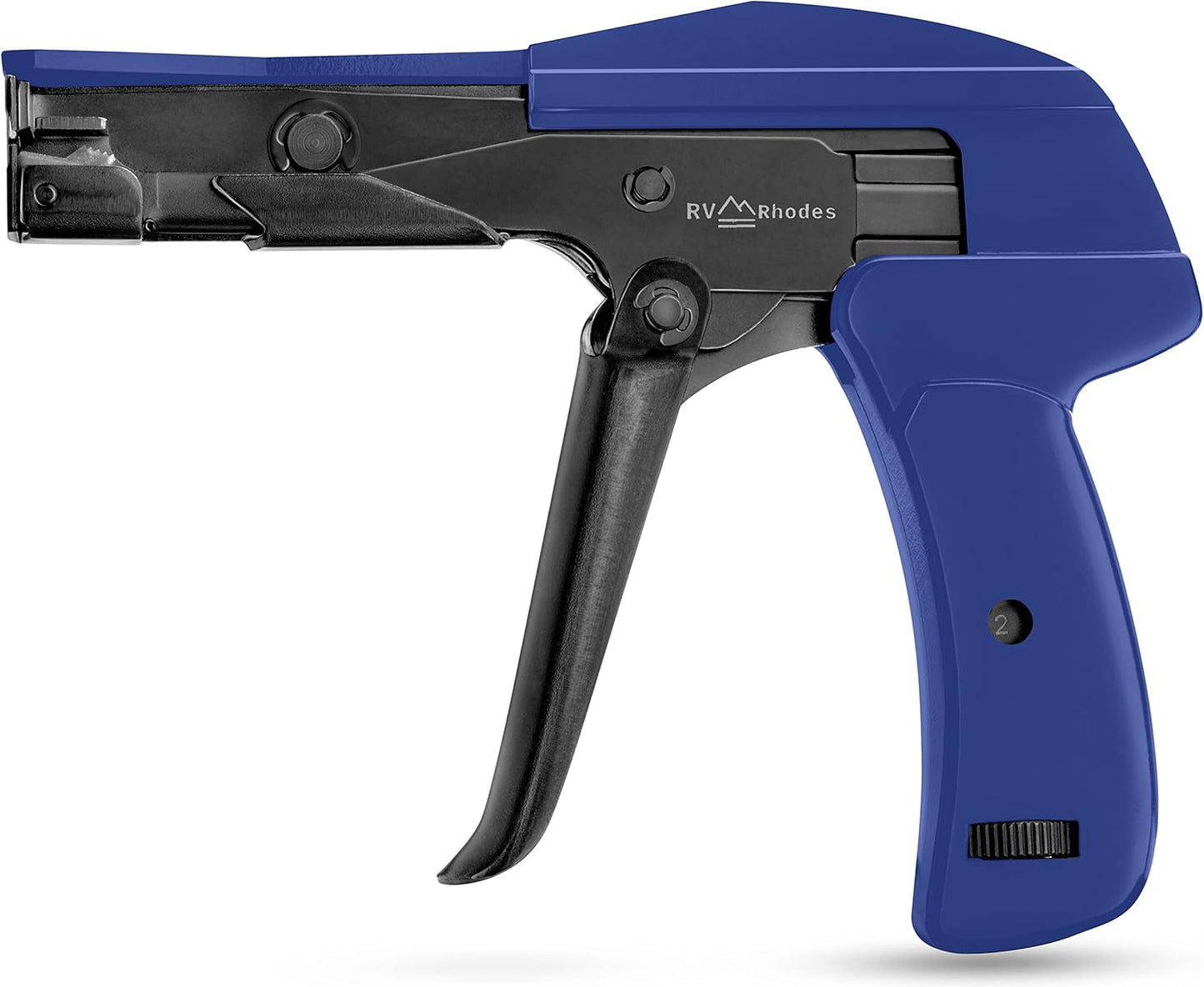 42709 1/4- Zip Tie Gun/Cable Tie Install Tool, Adjustable Tension with Built-In Cutter, for Nylon Ties up to Blue