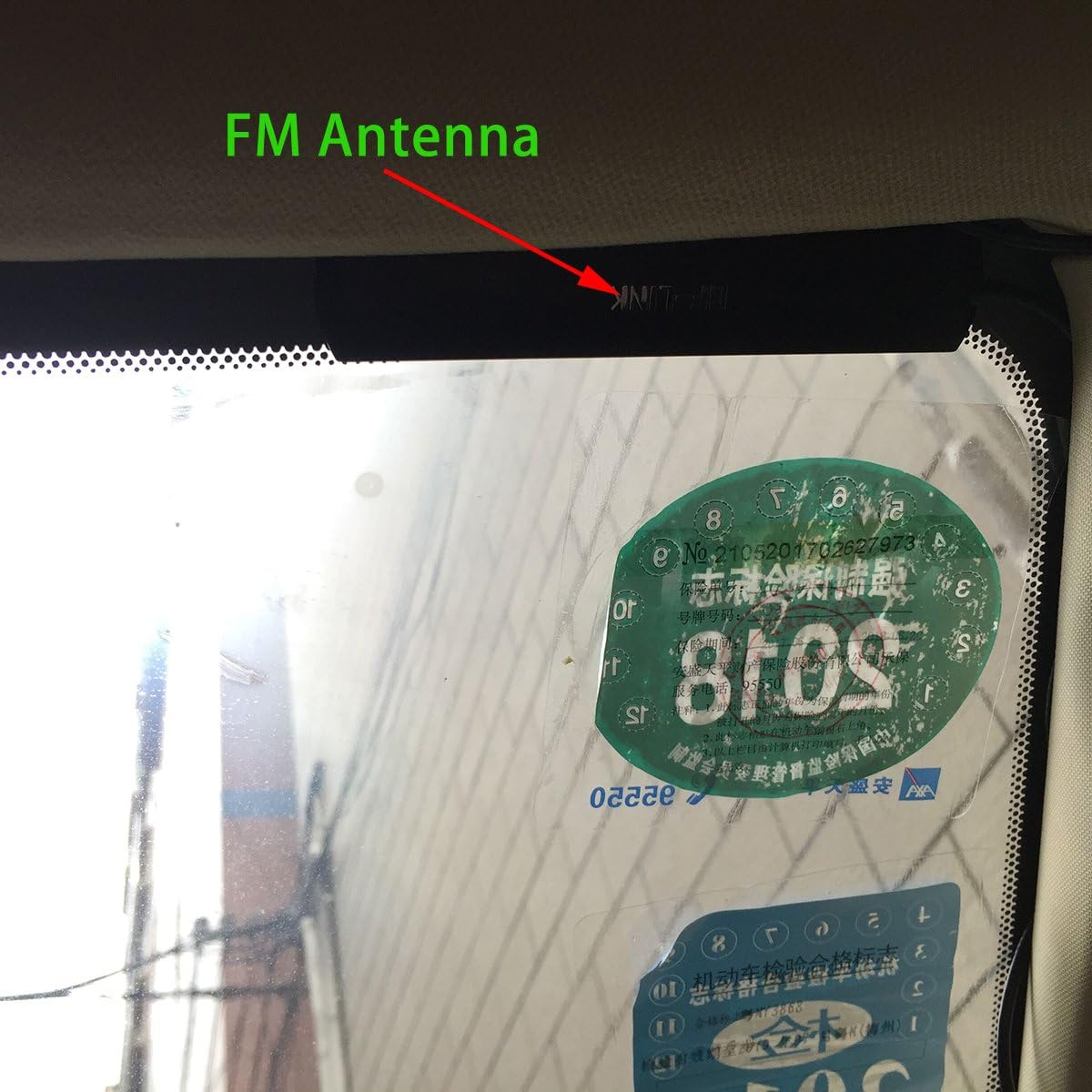 CHHLIUT AM FM Hidden Windshield Antenna Vehicle Car Radio Truck