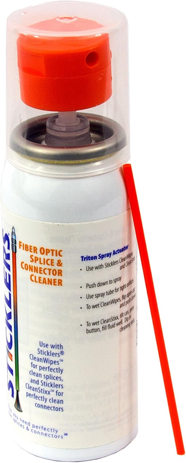 Sticklers 3 oz. Fiber Optic Splice And Connector Cleaner