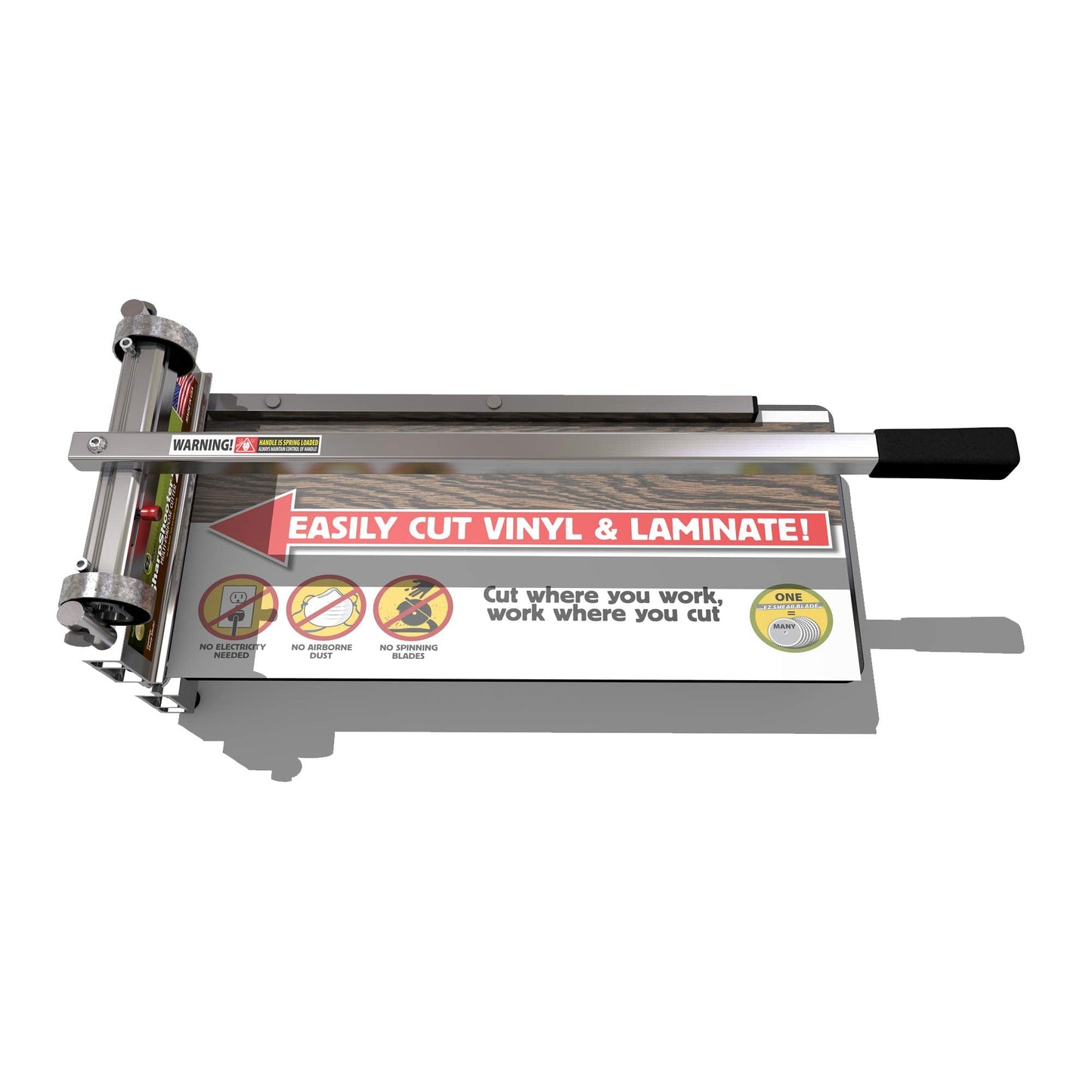 Bullet Tools - ES00-2009 9 inch EZ Shear Sharpshooter 2.0 Laminate Flooring & Siding Cutter, 1 Year Warranty