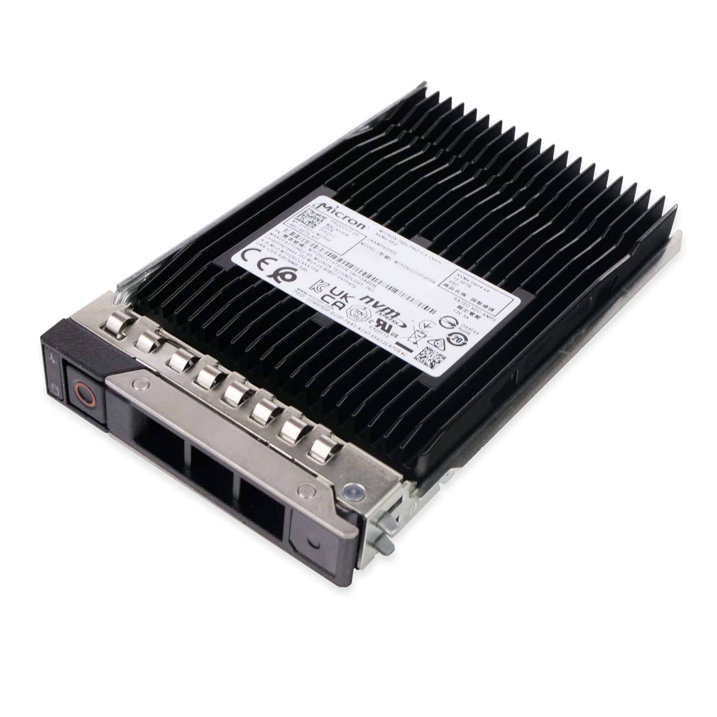 Dell 15.36TB PCIe Gen 4 8GB/s U.3 NVMe 2.5in Enterprise PowerEdge Read-Intensive SSD for: R440 R750 R450 T150 R470 T560 T40 R250 R740 R640 T550 T350 R540 R840 ME4024 R650XS YGR7C G16