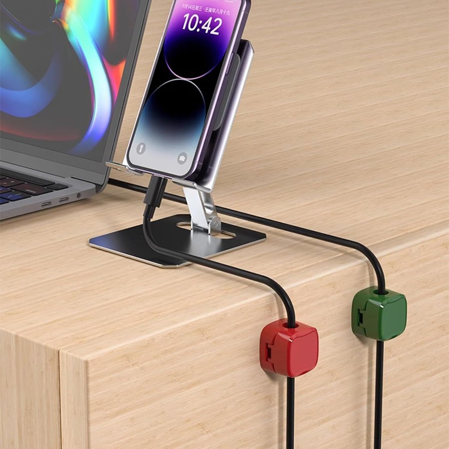 SHYYOULQE Cable Clip Cord Holder for Desk and Nightstands Organizers for Home Car Holder