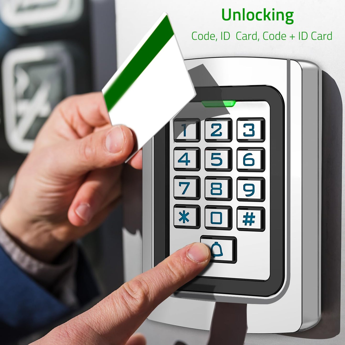 Access Control Keypad, for Garage Door, Gate Opener and Access Control System