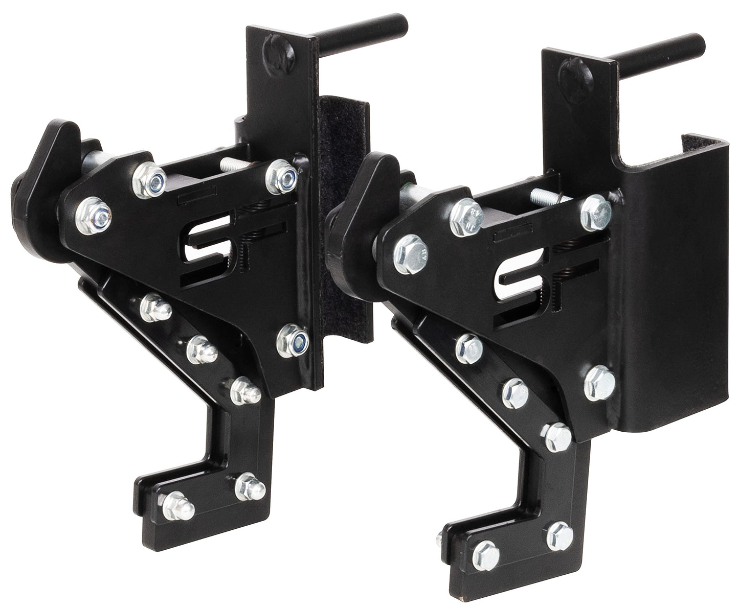 Signature Fitness Fitvids SF-3 1 – 500 Pound Capacity 3” x 3” Power Cage Squat Rack – Monolift Attachments – Black
