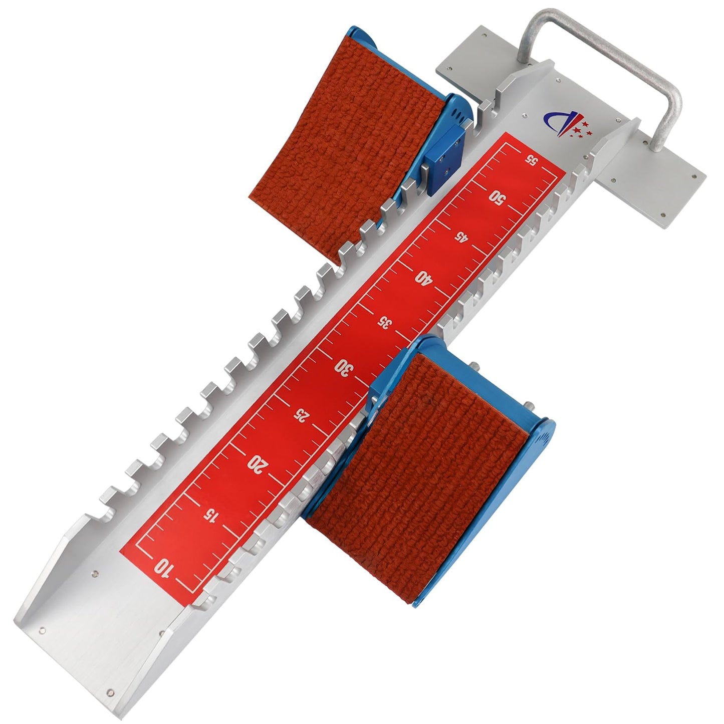 Vaolvpant 25in Starting Blocks with Premium Aircraft-Grade Aluminum 6 Angle Adjustable and Detachable Pedals Ideal for Running Enthusiasts Professional Track and Field Competitions