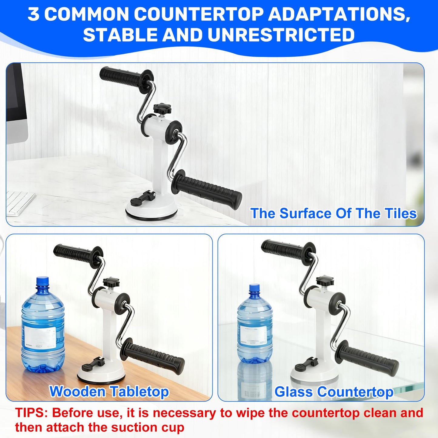 YIBEICO Arm Bike for Physical Therapy for Seniors, Adjustable Resistance for Shoulder and Arm Therapy, Geriatric Rehabilitation Therapy Machine (Model 1)