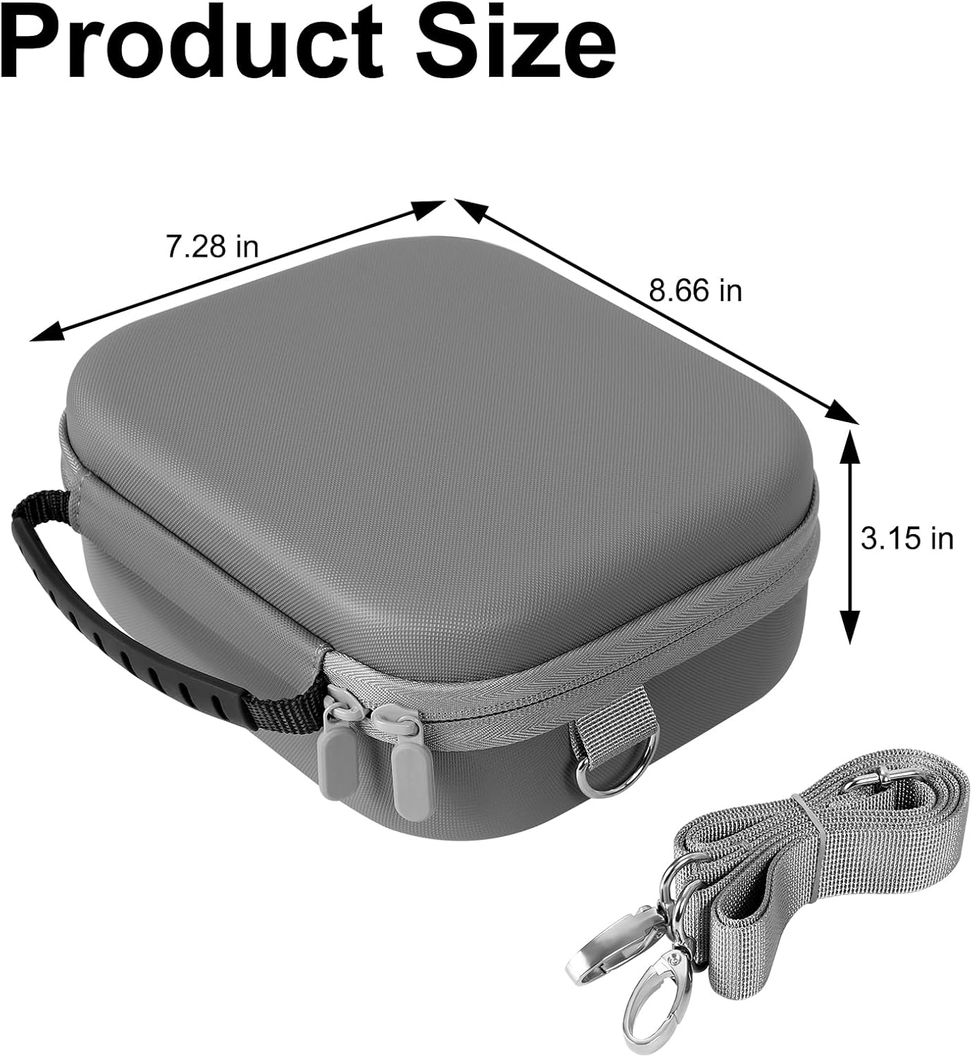 Csvrzuwo Insta360 360 Portable Protective EVA Carrying Case for GO Ultra Accessories Insta GO Ultra Camcorder Storage