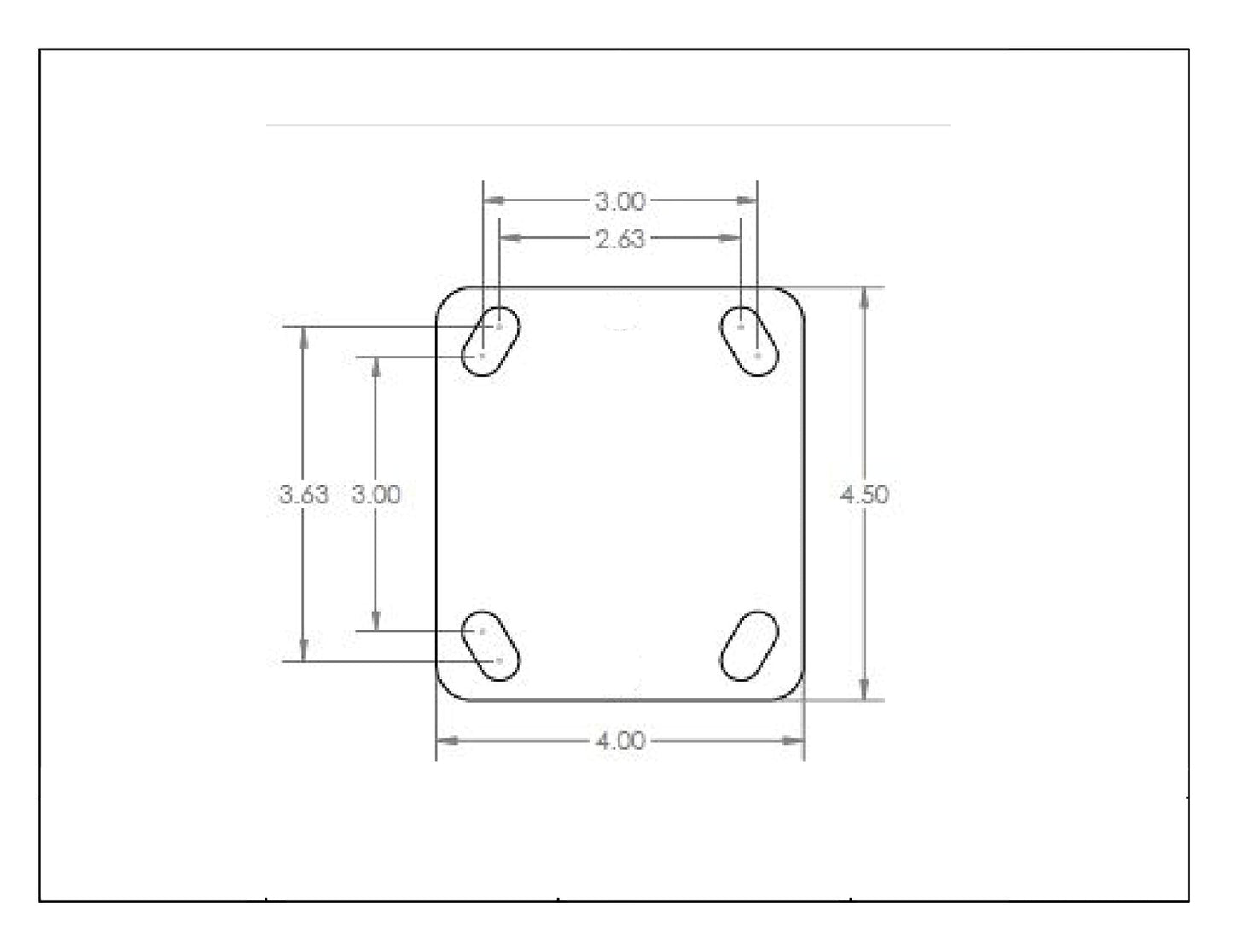 Toolbox Caster Set | 5x2 Polyurethane for Greenlee, Knaack and Other Job Boxes | All Mounting Hardware Included