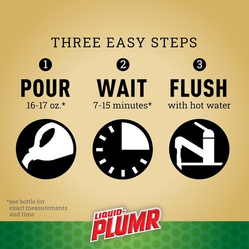 Liquid-Plumr Hair Eliminator Gel - Pro-Strength Clog Remover & Drain Opener | 16 fl. oz. Bottle