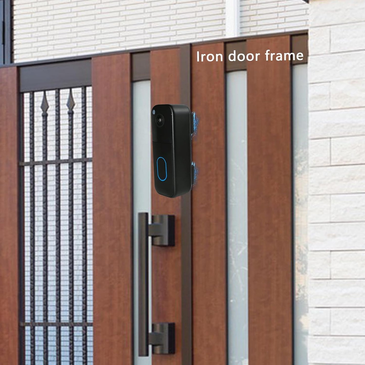 2PCS Doorbell Magnetic Mount Compatible with Blink Doorbell (New-est Model), Doorbell Secure Hold for Iron Doors